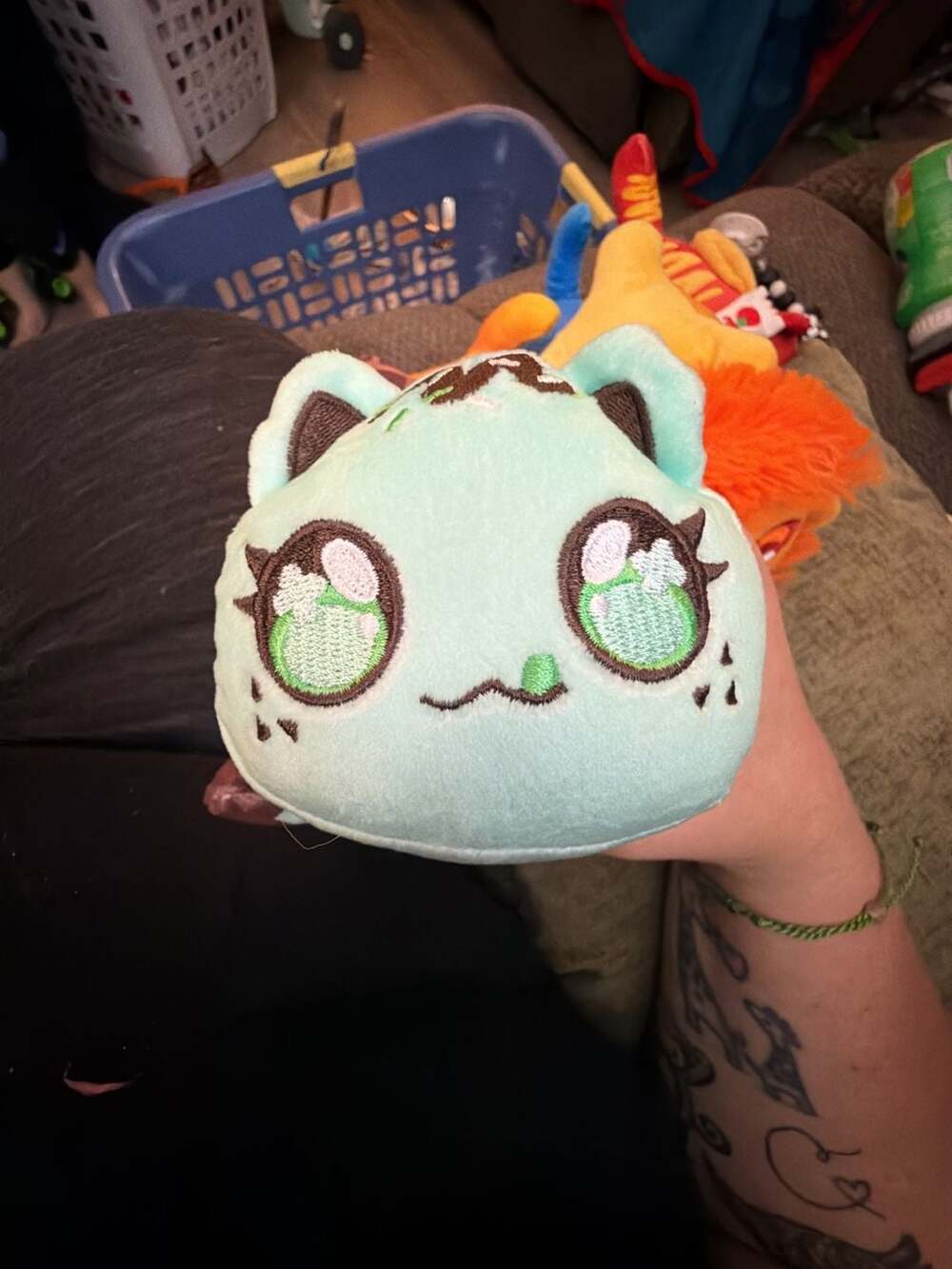 Aphmau MeeMeows Ice Cream Series Mint Chip Cat Plush